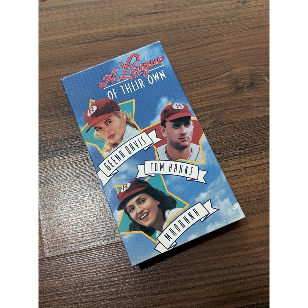 A League of Their Own VHS 1993 Baseball Movie Sports Madonna Tom Hanks Tested